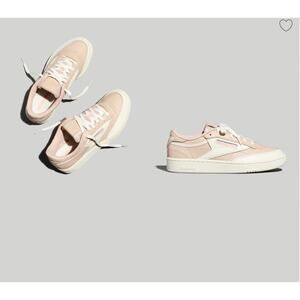 Madewell x Reebok Club C 85 Sneakers - Soft Ecru/Chalk - Sz (10W) 8.5M (Unisex)